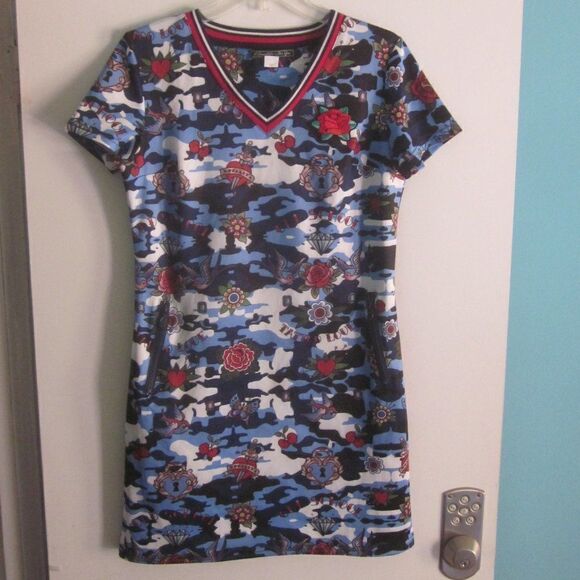 Rosalita McGee Womens Size S Pullover Stretch Shift Dress - Spanish Brand -38" B - Picture 6 of 13